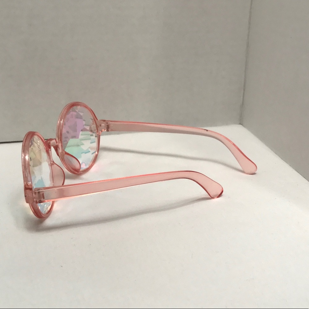 New Kaleidoscope Sunglasses Retro Round - Picture 3 of 4